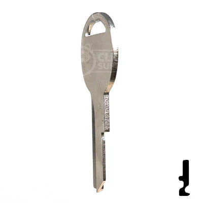 Uncut Key Blank | B49 "B", S1098B | GM Key - Image 8