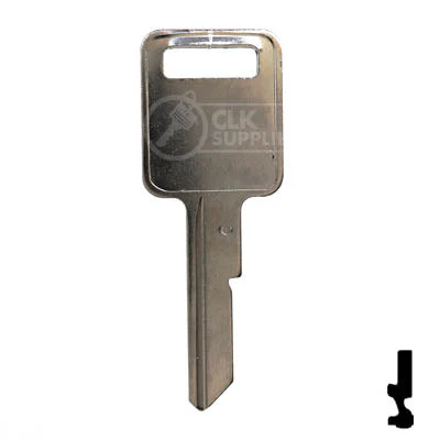 Uncut Key Blank | B50 "C", P1098C | GM Key - Image 13
