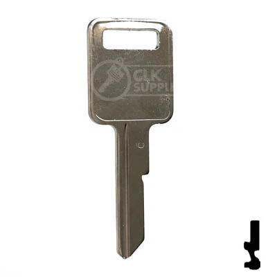 Uncut Key Blank | B50 "C", P1098C | GM Key - Image 14