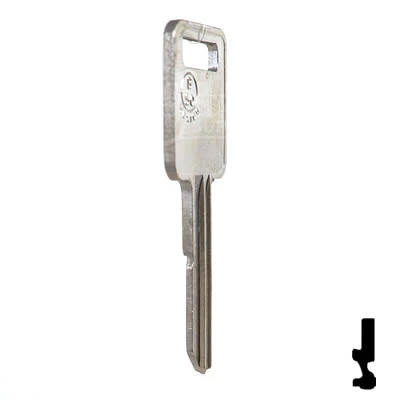 Uncut Key Blank | B50 "C", P1098C | GM Key - Image 5