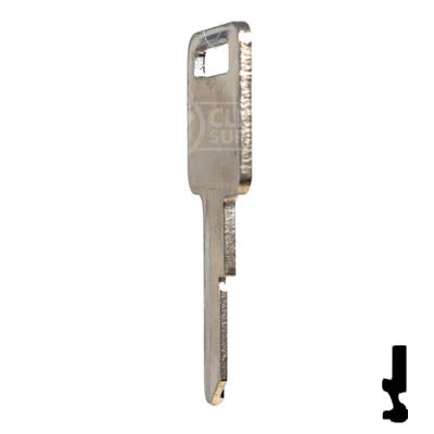 Uncut Key Blank | B50 "C", P1098C | GM Key - Image 8