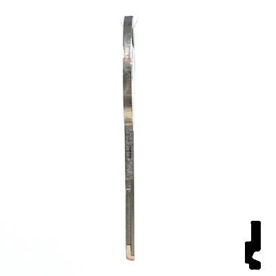 Uncut Key Blank | B51 "D", S1098D  | GM Key - Image 6