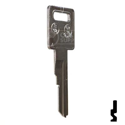 Uncut Key Blank | B62, P1098AV | GM Key - Image 16