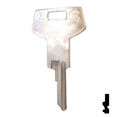 Uncut Key Blank | B64, P1098WC | GM Key - Image 11