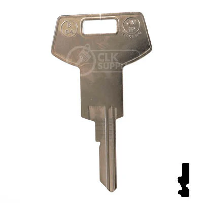 Uncut Key Blank | B64, P1098WC | GM Key - Image 12