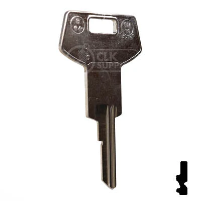 Uncut Key Blank | B64, P1098WC | GM Key - Image 15