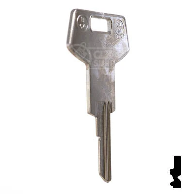 Uncut Key Blank | B64, P1098WC | GM Key - Image 16