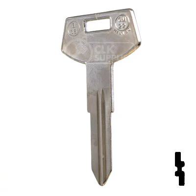 Uncut Key Blank | B68, P1099 | GM Key - Image 10