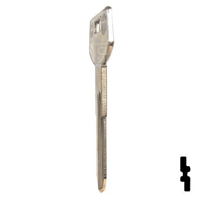 Uncut Key Blank | B68, P1099 | GM Key - Image 7