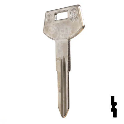 Uncut Key Blank | B68, P1099 | GM Key - Image 9