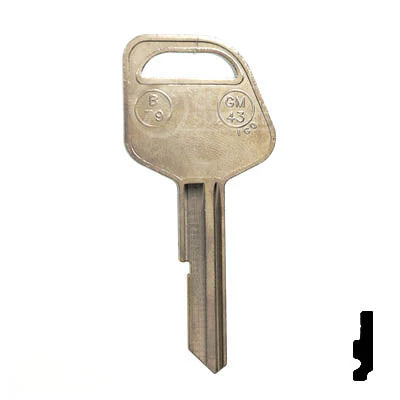 Uncut Key Blank | B79, S1098WH | GM Key - Image 13