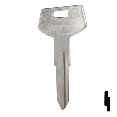 Uncut Key Blank | B84, P1101 | GM Key - Image 10