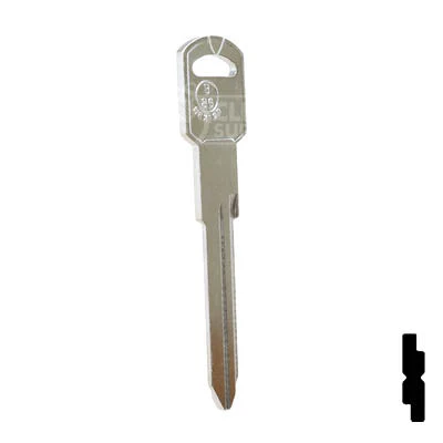 Uncut Key Blank | GM Key | B86, P1106 - Image 16