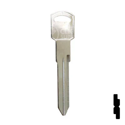 Uncut Key Blank | GM Key | B86, P1106 - Image 2