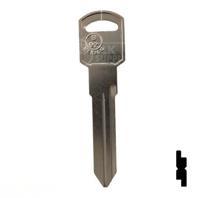 Uncut Key Blank | GM | B92, P1109