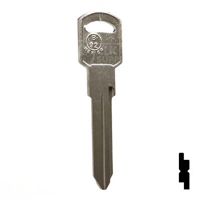 Uncut Key Blank | GM | B92, P1109 - Image 3
