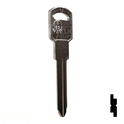 Uncut Key Blank | GM | B92, P1109 - Image 4