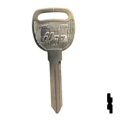 Uncut Key Blank | GM | B96, P1110