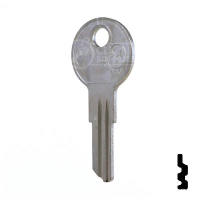BAU1 / 1618 / BUE-1 Bauer Key Blank - Image 12