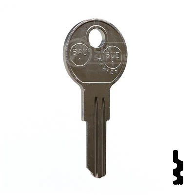 BAU1 / 1618 / BUE-1 Bauer Key Blank - Image 16