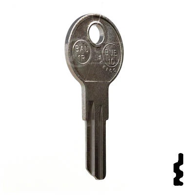 Uncut Key Blank | Bauer | BAU1R, BUE-1D - Image 16