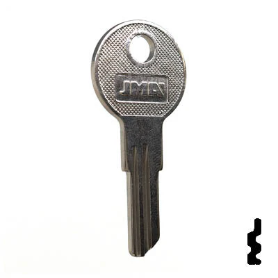 Uncut Key Blank | Bauer | BAU1R, BUE-1D - Image 3