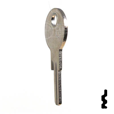 Uncut Key Blank | Bauer | BAU1R, BUE-1D - Image 9