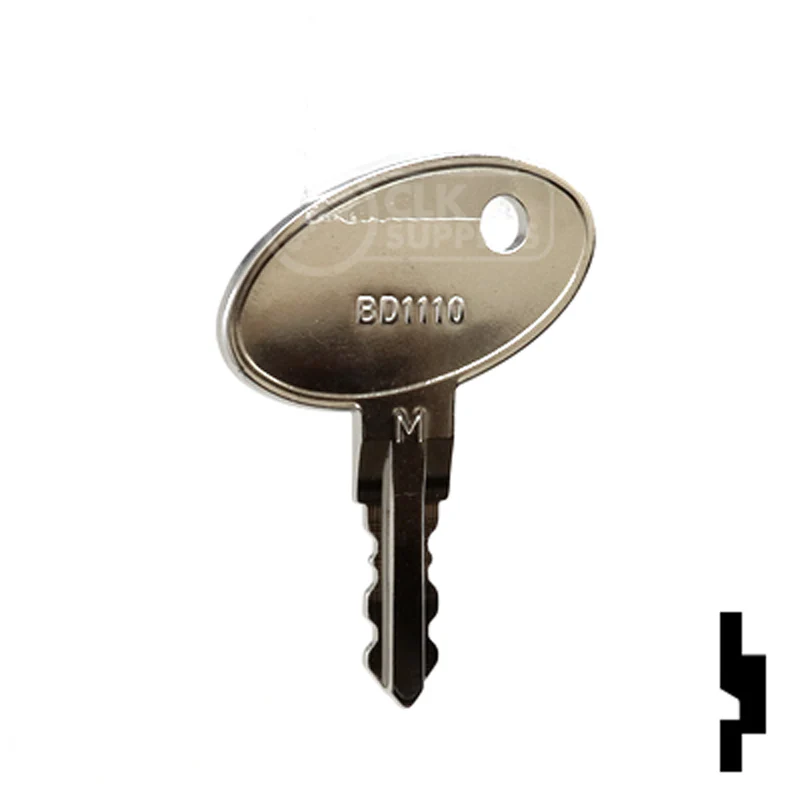 Precut Key Blank | Bauer | Master Key BD1110 - Image 2