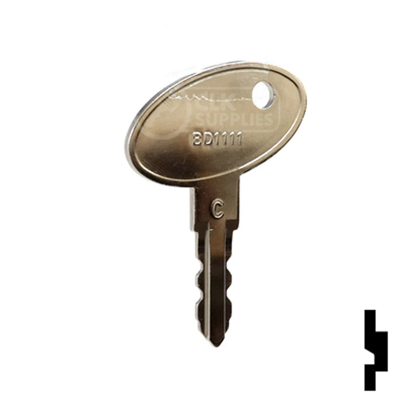 Precut Key Blank | Bauer | Change Key BD1111 - Image 2