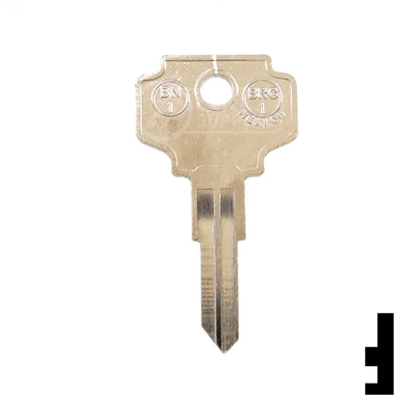 Uncut Key Blank | Bargman | BN1, K1122D - Image 13