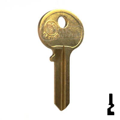 Uncut Key Blank | Bommer | BO1, R1003M - Image 3
