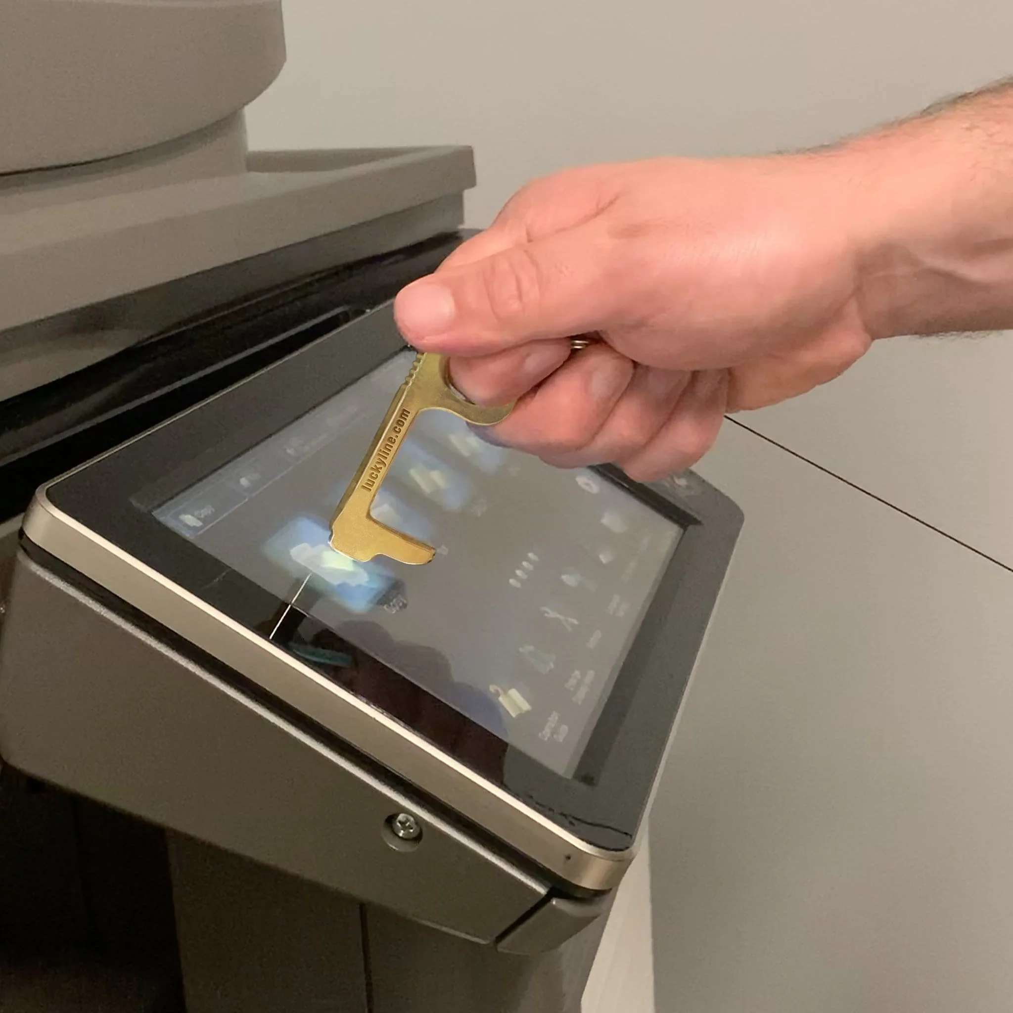 Brass Touchless Door Opener + Stylus - Image 4