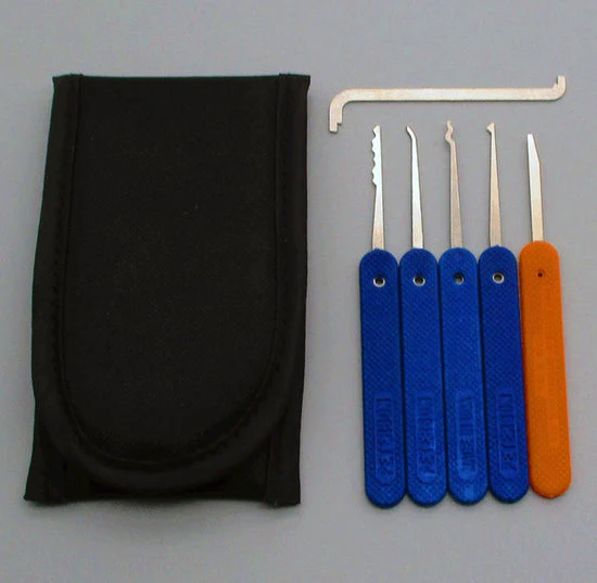 Breachers Lock Pick Set 0.015 Slender Profile Without Case