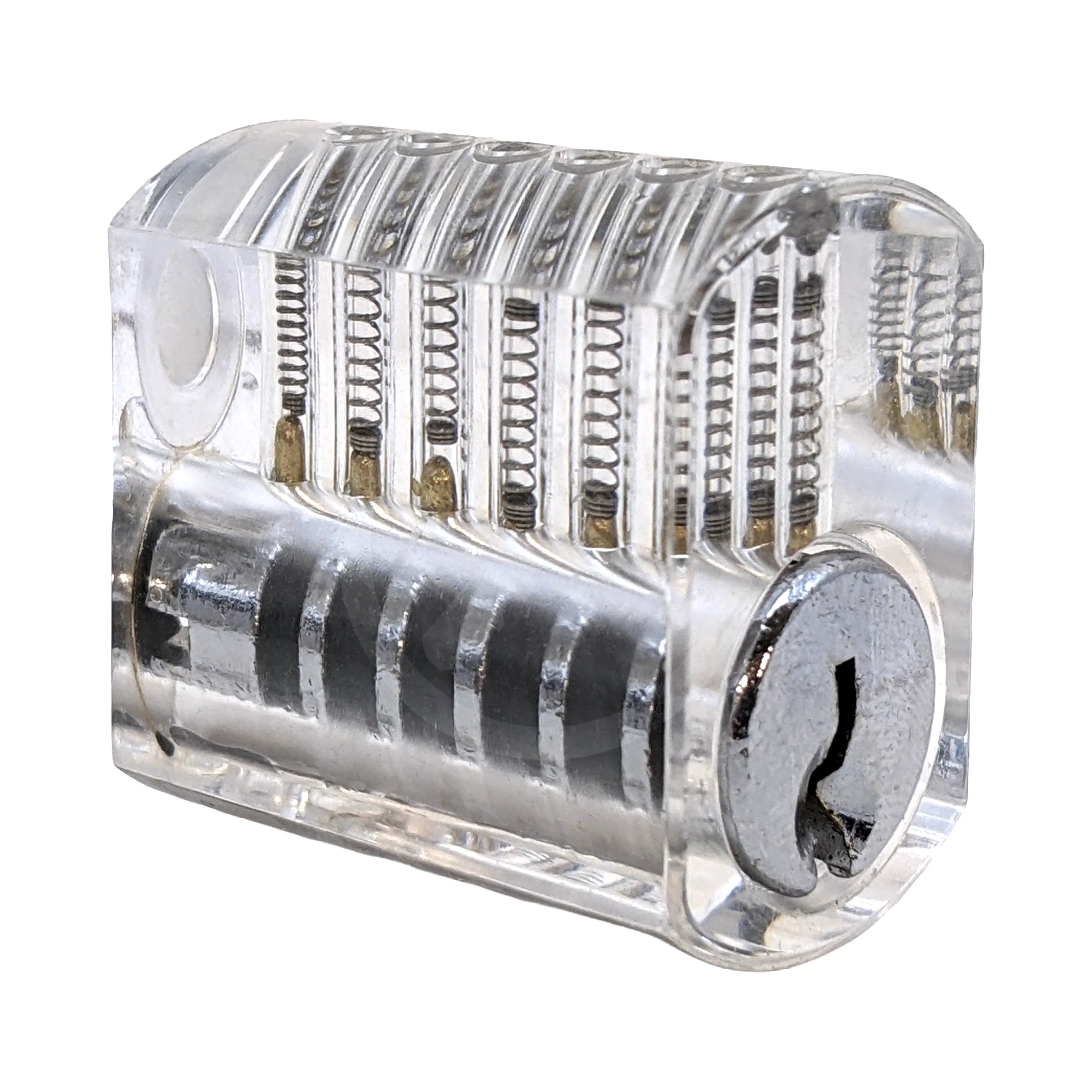 Clear Practice Lock with Standard Pins - Image 6