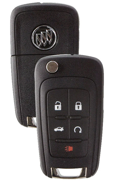 5-Button Flip Remote Head Key | Buick | 5912556