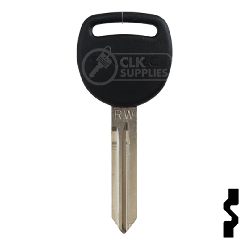 Uncut Transponder Key Blank | Buick | PT04, B107