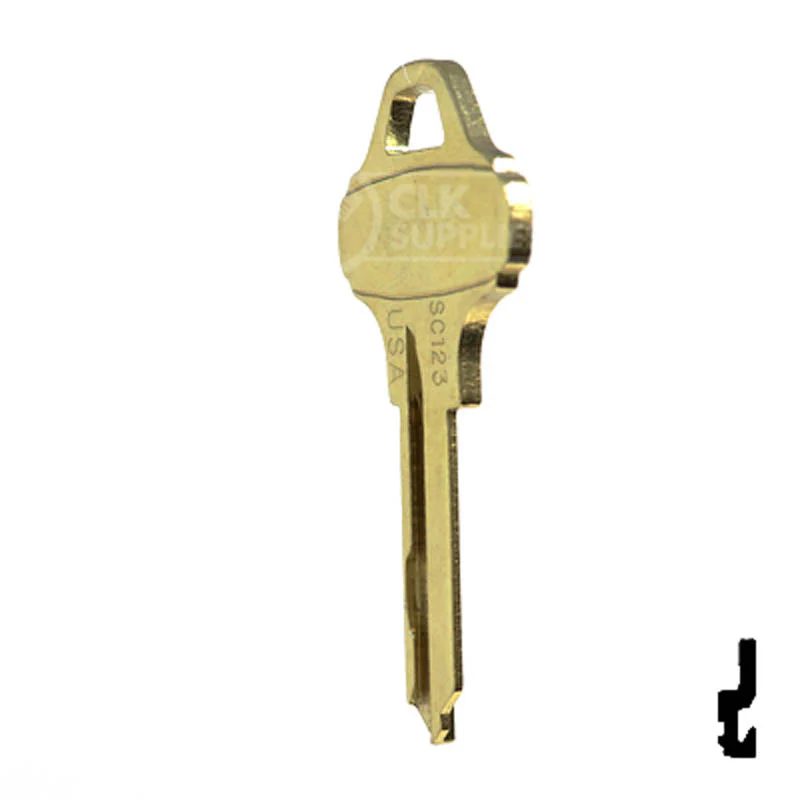 Uncut Key Blank | Schlage Everest | C123 Control Key - Image 8
