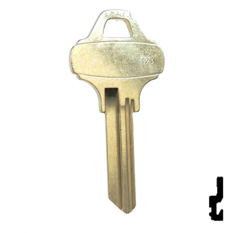 Uncut Key Blank | Schlage Everest | C123 - Image 2