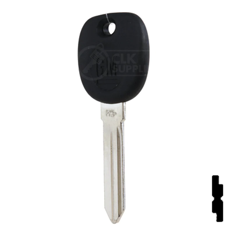 Uncut Transponder Key PK3 | Cadillac, GM Logo | B112PT - Image 11
