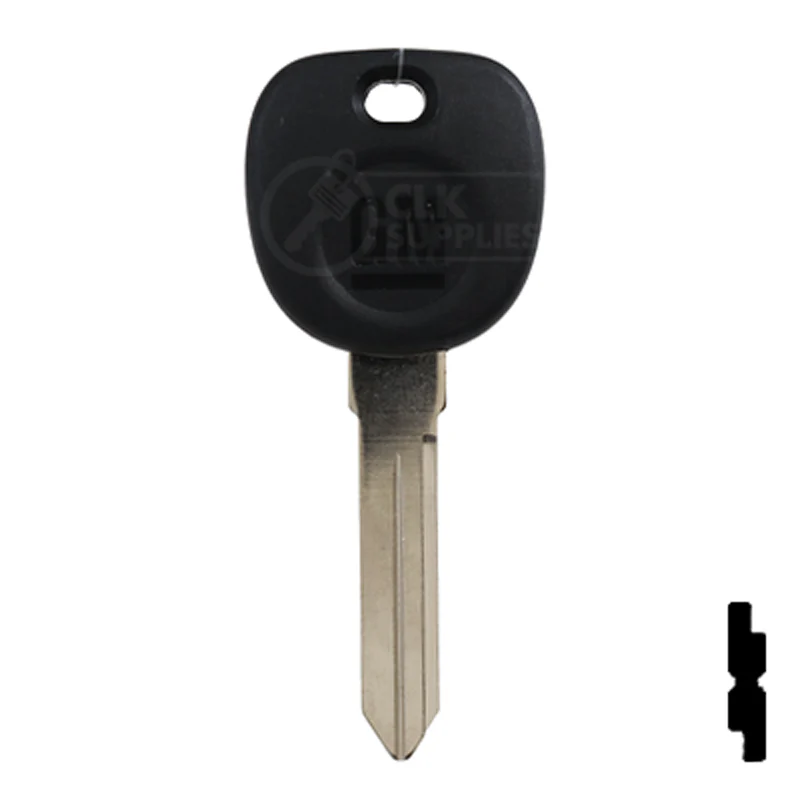 Uncut Transponder Key PK3 | Cadillac, GM Logo | B112PT - Image 2