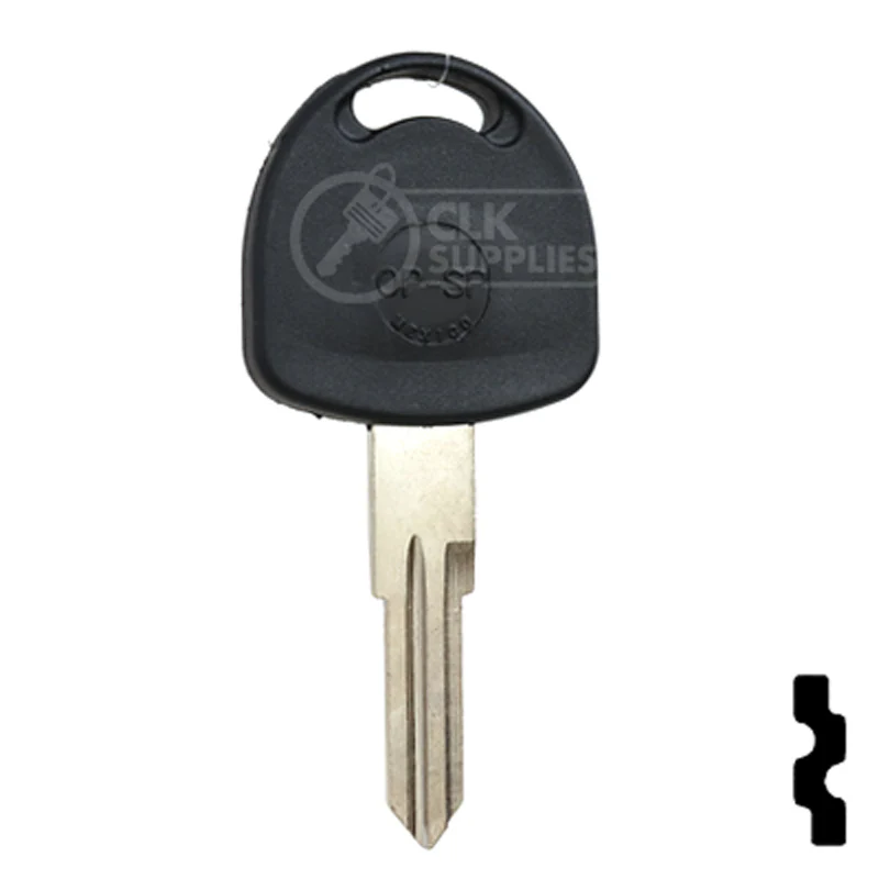 Uncut Plastic Head Cloneable RW Key Blank | Cadillac, Opel | HU46T5 - Image 14
