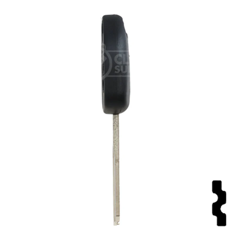 Uncut Plastic Head Cloneable RW Key Blank | Cadillac, Opel | HU46T5 - Image 7