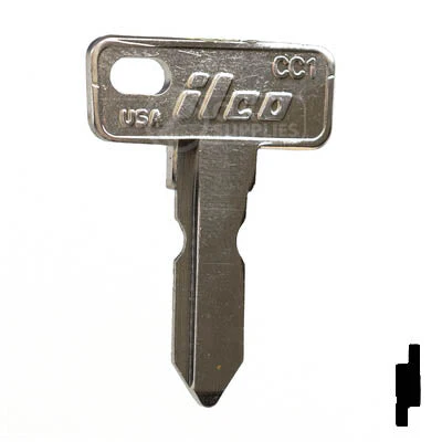 Uncut Key Blank | Club Car | CC1 - Image 2