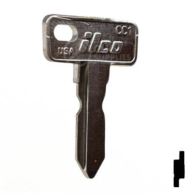 Uncut Key Blank | Club Car | CC1 - Image 3