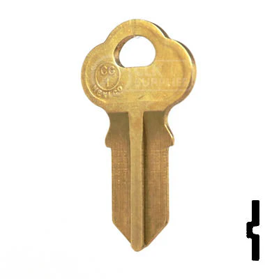 Uncut Key Blank | Chicago | CG1, 1041G - Image 23
