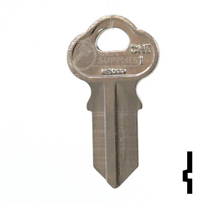 Uncut Key Blank | Chicago | CG2, 1041GA - Image 12