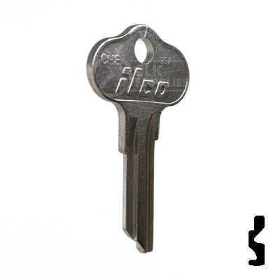 Uncut Key Blank | Chrysler Outboard, Polaris and Mercury | CH3 - Image 4