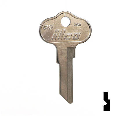 Uncut Key Blank | Polaris, Chrysler Outboard | CH7 - Image 2