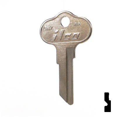 Uncut Key Blank | Polaris, Chrysler Outboard | CH7 - Image 24