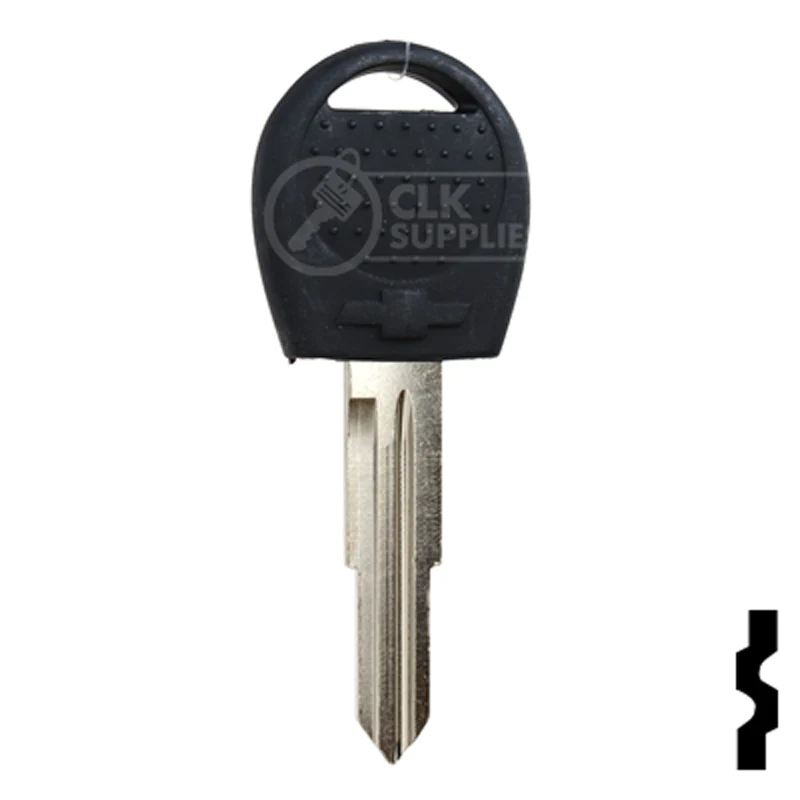 Uncut Transponder Key | Chevrolet | DWO4RT6 - Image 2